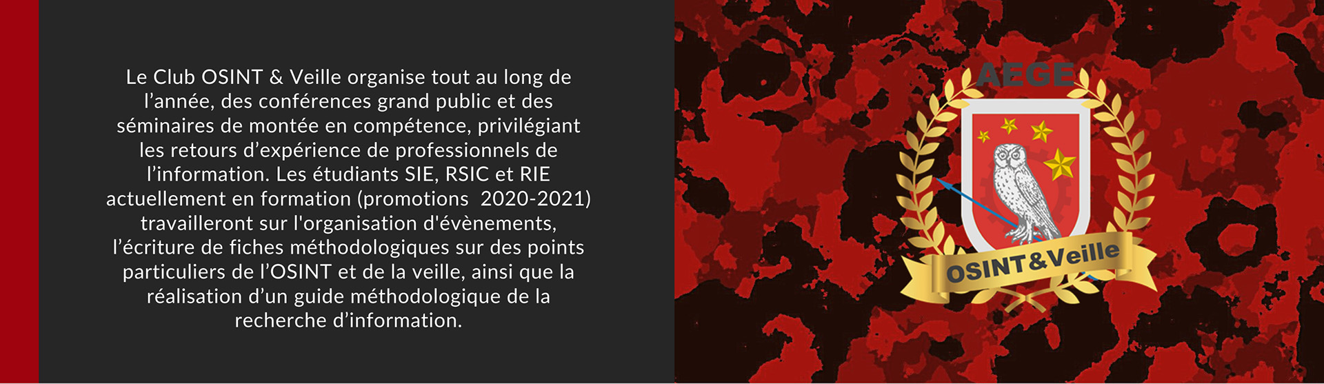 Le Club Osint&Veille de l'AEGE