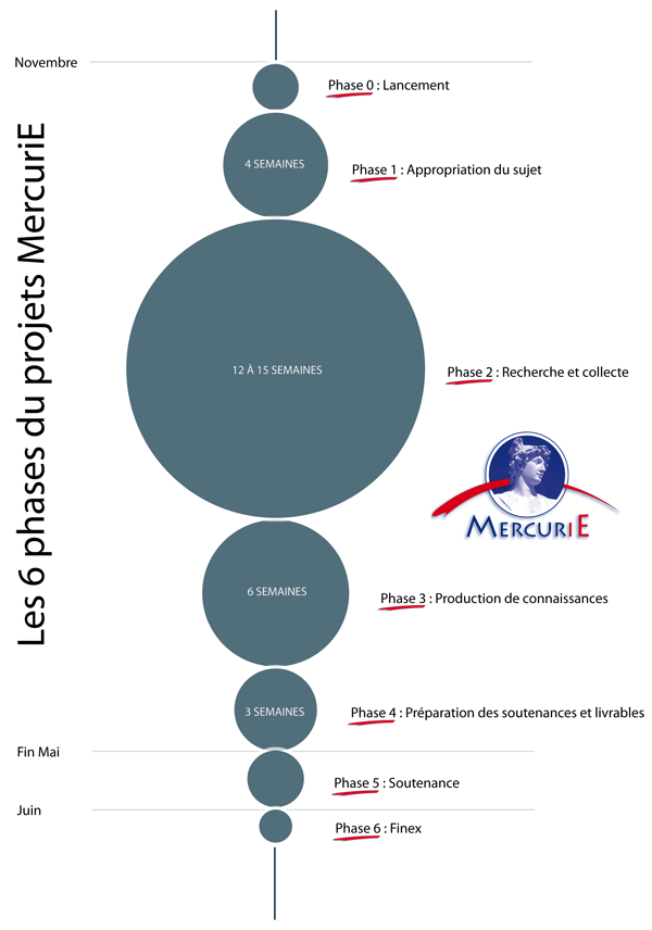 Les phases de MercurIE