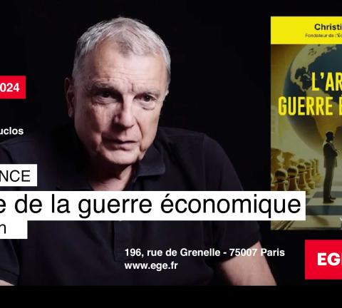 Affiche Conf Art de la guerre économique