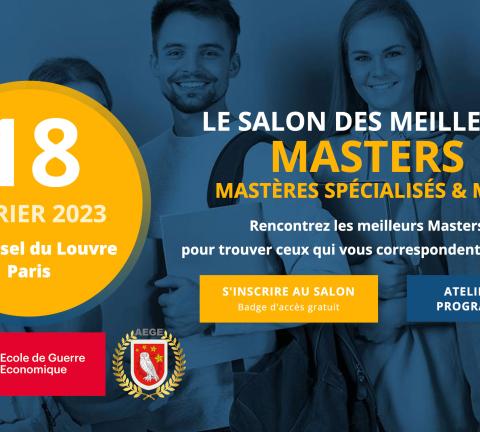 Retrouvez l'EGE au Salon des Meilleurs Masters & MBA 2023