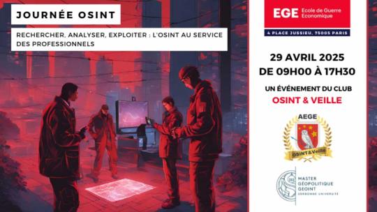 Affiche Journée OSINT 2025