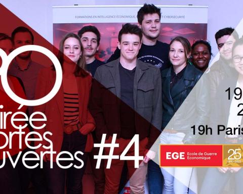 Quatrième Soirée Portes Ouvertes 2022 autour des métiers de l'IE, Risques, Sûreté et Cybersécurité