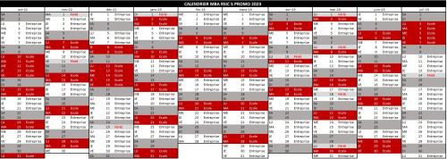Calendrier RSIC5
