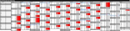 Calendrier EGE RSIC6