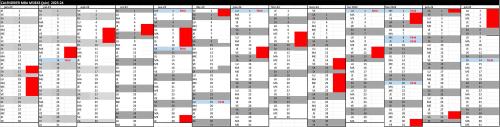 Calendrier MSIE43